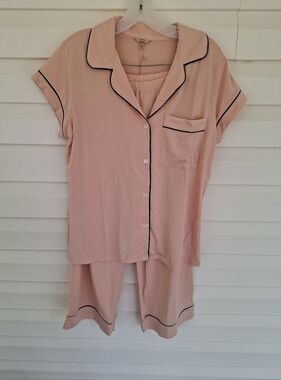 Eberjey Gisele Crop Pajama Set NWT Size Medium